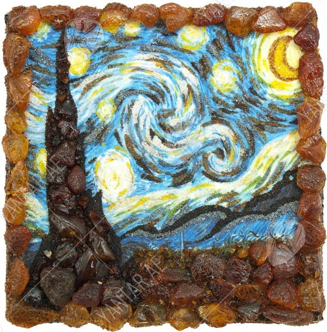 Souvenir magnet “Starry Night” (Vincent van Gogh)